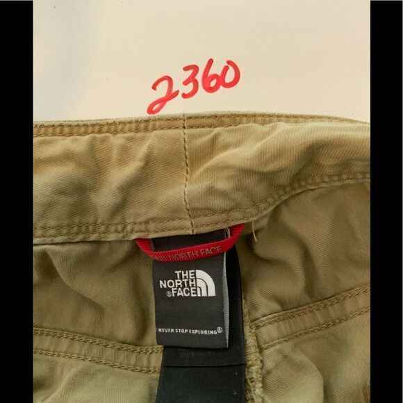 THE NORTH FACE khaki hiking Bermuda shorts size 4 - Picture 10 of 13